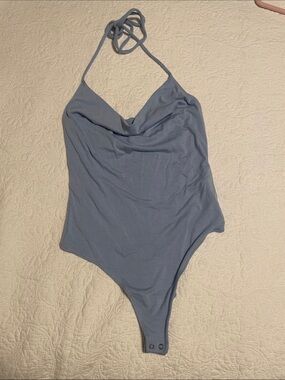 Abercrombie & Fitch Blue Halter Bodysuit